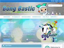 Tablet Screenshot of bongbasticshop.com